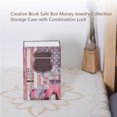 thumbnail image 4 of Book Safe Box,Creative Mini Lock Book Safe Box Money Jewelry Collection Storage Case with Combination Lock for Private Money,Love Letters,Jewelry,Secret Diaries,Love Gifts (ROUTE 66), 4 of 9