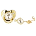 thumbnail image 2 of Baby , Exquisite Rhinestone Fashionable Letter  Alloy With Chain Clip For Home Travel, 2 of 8