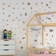 thumbnail image 3 of CHAO Uds. Pegatinas de PVC, pegatinas de pared de Color café con piedra esmerilada, calcomanías murales para dormitorio, sala de estar, pared de TV, 3 of 5