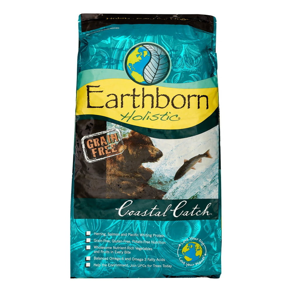 Earthborn Holistic GrainFree Coastal Catch Natural Dry Dog Food, 28 lb