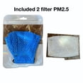 thumbnail image 4 of Cotton Face Mask Reusable Mask with Filter Pocket Included Two Filter pm 2.5 for Outdoor Sports, Cycling, Camping travel, 4 of 5