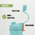 thumbnail image 5 of Ozizo 20 oz Thermos Protein Shaker with Wire Whisk Ball Spring Mixer, 5 of 8