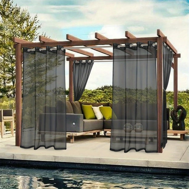 Add a Touch of Elegance to Your Home with These Waterproof Sheer Curtains!