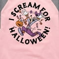 thumbnail image 3 of Mickey & Friends - I Scream For Halloween - Toddler And Youth Girls Raglan Graphic T-Shirt, 3 of 5
