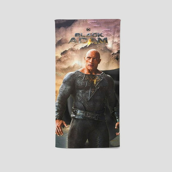 Black Adam Dwayne Johnson's towel stands out with its unique style, making it a perfect gift for fans. Great for gym, yoga, boxing, and sunbathing, it's 13.8"x28.7"(35cm×75cm).