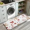 thumbnail image 3 of Red Christmas Gingerbread Man Pattern Kitchen Rug Mat,Kitchen Runner Rugs Non Skid Washable,Decorative Kitchen Floor Mats for Kitchen,Sink,Laundry,17"x47.2", 3 of 7