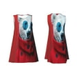 thumbnail image 7 of Yiaed Stylish Polar Bear Sunglasses Print Women's Sleeveless Dress, Loose Fit Summer Dress, Casual Sleeveless Dress for Women, 7 of 7