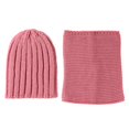 thumbnail image 1 of Conjunto de Gorro y Bufanda de Invierno CUTICAT Rosado Bufanda de gorro de punto suave y cálido, 1 of 8