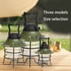 thumbnail image 3 of Linterna colgante Eigraketly Vintage Mini LED ajustable USB recargable impermeable para Camping tipo 3, 3 of 6