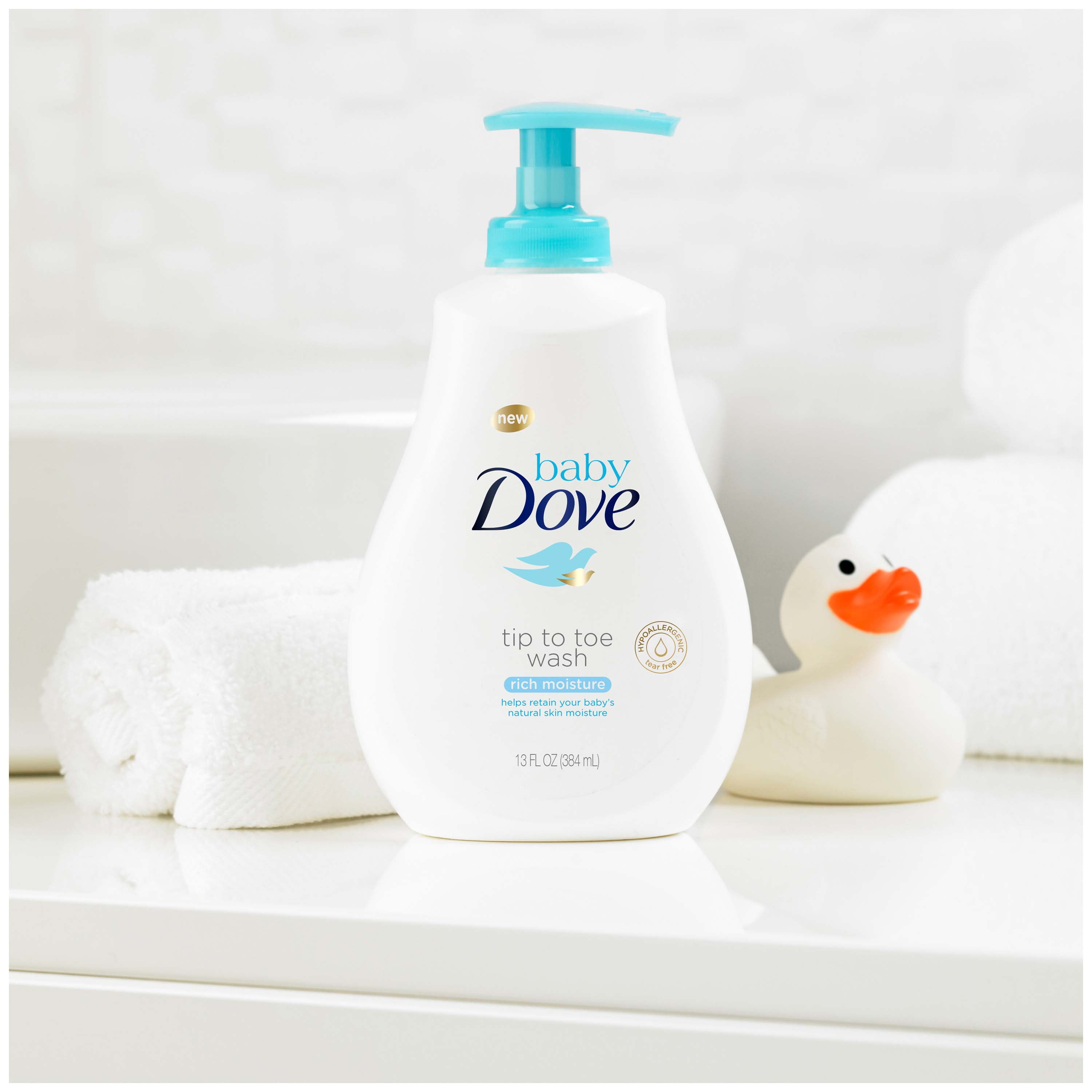 Baby Dove Tip To Toe Wash 3 x 13 oz. - Rich Moisture