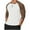 Brown, variant on Hinvhai 3/4 Sleeve Baseball Shirt Men Casual Stylish Raglan Sleeve Henley Tops Mens Slim Color Block Athletic T Shirts Wine XL(XL)