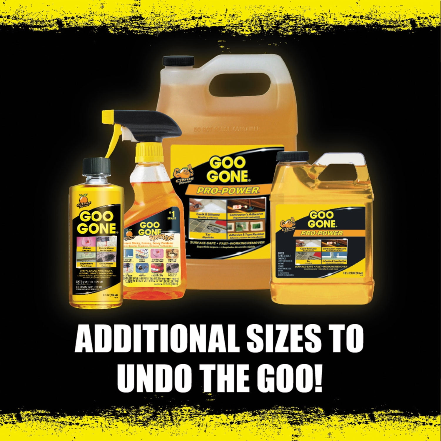 Goo Gone Pro-Power Cleaner Citrus Scent 1 qt Bottle 6/Carton 2112CT
