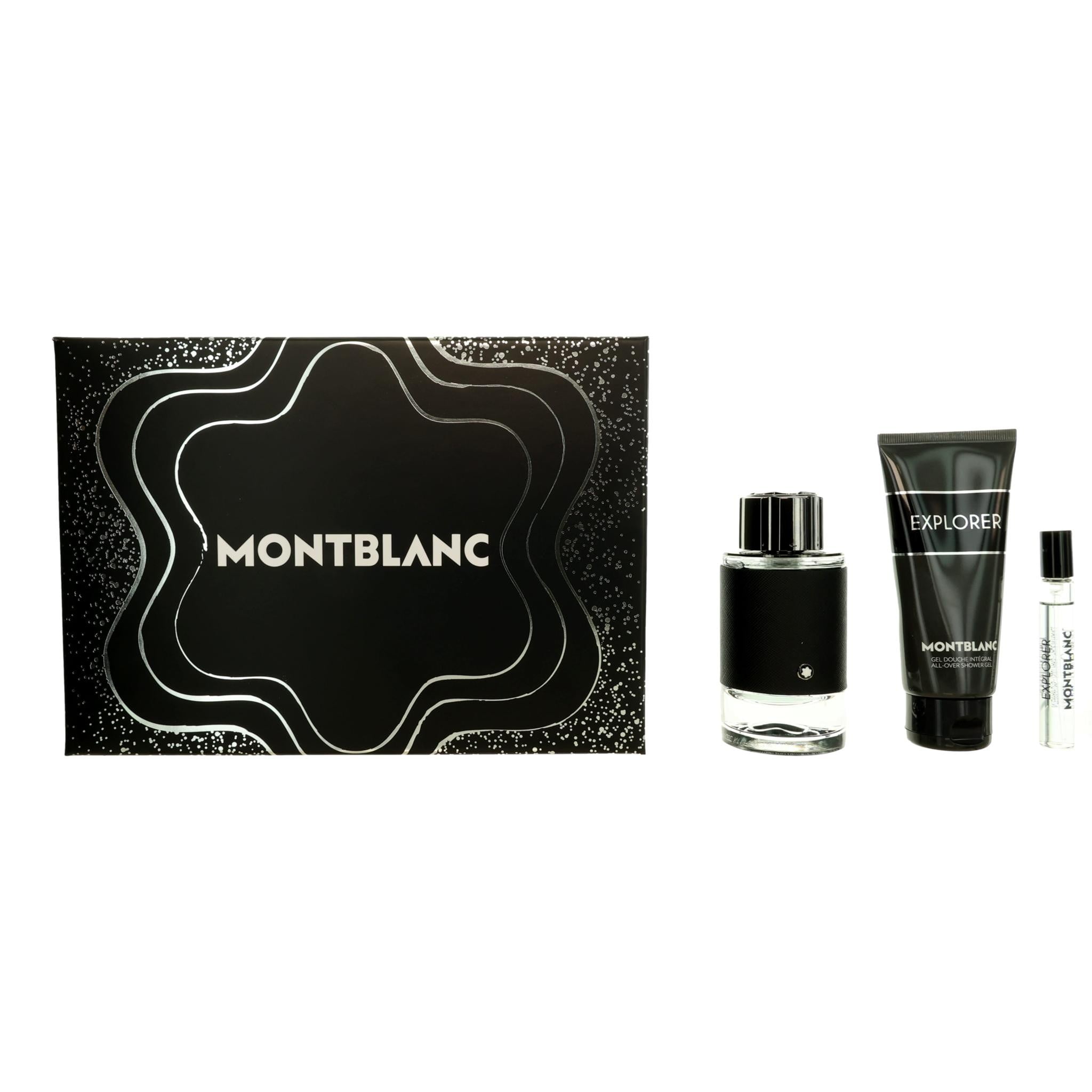 Mont Blanc Explorer: 3-Piece Perfume & Cologne Leather Aromatic