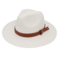 thumbnail image 5 of Eoperou Panama Hat Straw Weaving Folding Men Women Anti Sun Waterproof Travel Cap for Beach, 5 of 8