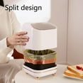 thumbnail image 4 of LSLJS Mini Trash Can with Lid - Removable Small Garbage Can,Plastic Trash Bin, Counter Top Wastebasket, Counter Garbage Lint Bin for Bathroom,Office,Kitchen,Desk,Cof, Garbage Can, 4 of 6