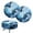 Blue Marble Stripes, variant on ZIATUBLE Mushroom Daisy Plants Bar Stool Cover Slipcovers Foldable Stool Covers Cushion 12"-14" Kitchen Bar Stool Chair Seat Cover 2 Pieces Padded Round Stool Covers with Elastic