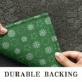 thumbnail image 6 of Green Christmas Snowflake Pattern Door Rugs,Washable Non Slip Door Mats Indoor,Decorative Door Mats,Entry Mat Indoor for Entrance,Bedroom,Kitchen,Bathroom,17"x30", 6 of 6