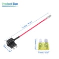 thumbnail image 3 of Unique Bargains 5 Set Universal Car Fuse Tap and Circuit Adapters 12V with 20A Standard Blade Type Fuses, 3 of 8