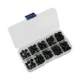 thumbnail image 2 of Button Eyes, Wide Application Black Doll Eyes Practical Multi Sizes Resin  For Doll DIY A,B, 2 of 8