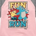 thumbnail image 3 of Toy Story 4 - Fun On The Run - Toddler & Youth Girls Raglan Graphic T-Shirt, 3 of 5