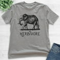thumbnail image 2 of Kids Herbivore Elephant Shirt, Youth Kids Boy Girl T-Shirt, Herbivore Shirt, Vegan Veganism Shirt, Animal Shirt, Dark Heather Gray, Medium, 2 of 4