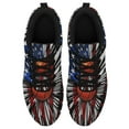 thumbnail image 2 of Basketball American Flag Running Shoes Sneakers Mesh Black Size 3.5, 2 of 5