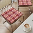 thumbnail image 4 of Cojines de asiento para Sillas de Oficina, Cojines de Silla de Comedor 40x40cm, Cojineta de Lino Desmontable Lavable con Correa Antideslizante, Cojinetes de Silla para Sillas de Comedor, 4 of 6