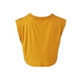 thumbnail image 2 of Bella & Canvas B10706143 Women FWD Fashion Festival Crop Tank Top, Mustard Triblend - Small, 2 of 2
