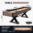 thumbnail image 2 of Hathaway Excalibur 9 Ft. Shuffleboard Table, 2 of 7