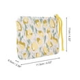 thumbnail image 2 of Unique Bargains 1 Pc Tulip Makeup Bag for Business Travel Yellow Polyester, 2 of 6