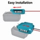 thumbnail image 5 of Arrancador de Batería para Coche, Refuerzo de Batería de Iones de Litio Makita de 18 V, Adaptador BL1850, Dispositivo de Arranque de Refuerzo de Emergencia, Herramienta de Arranque, 5 of 7