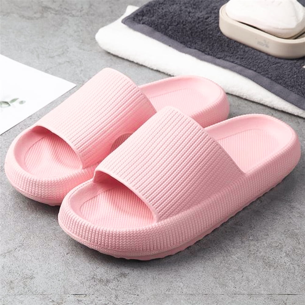 Kepooman Womens Mens Non-Slip Massage Thick Sole Slippers for Indoor Outdoor, 6-8.5, Pink Kepooman Womens Mens Non-Slip Massage Thick Sole Slippers for Indoor Outdoor, 6-8.5, Pink