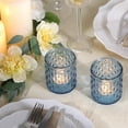 thumbnail image 3 of 8Pcs Large Blue Votive Candle Holders for Wedding, Party, Home Decor, 3 of 6