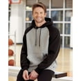 thumbnail image 2 of Russell Athletic Dri Power® Colorblock Raglan Hooded Sweatshirt, 2 of 3