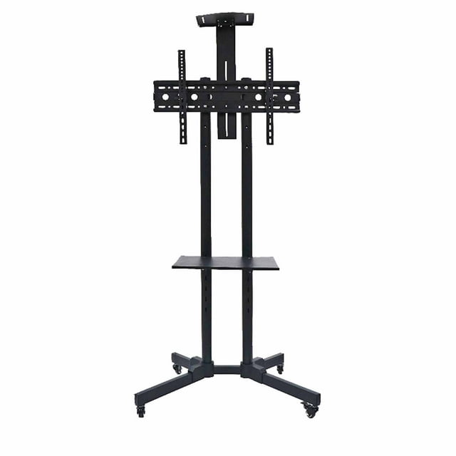 Support TV Roulant, Chariot TV Mobile 360° Support TV avec Roues Support TV sur Pied Réponse Rapide