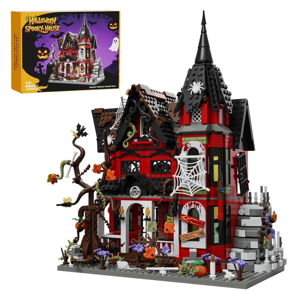 Kit de bloques de construcción JYLWSMHU Casa embrujada de 1249 piezas