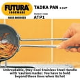 thumbnail image 2 of Hawkins Futura Hard Anodised 3.25mm Tadka Pan (Spice Heating Pan) 10cm, Black - Ships from USA, 2 of 5