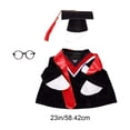 thumbnail image 3 of 4 Piece Graduation Themed Porch Goose Outfits With Gown Cap Glasses And Diploma Scroll For 19-23 Inch Statues Graduation Season Front Porch Decor, 3 of 7