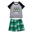 thumbnail image 1 of Pyjamas Familiaux, Tenue d'Intérieur Décontractée à Carreaux, Ensemble 2 Pcs pour Enfant, Pantalon de Pyjama à Carreaux, 1 of 6