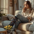 thumbnail image 2 of COEQINE Sunflower Leg Cast Cover Butterfly Cast Sleeve for Foot Leg Protector-M Removable Leg Cast Cover Sock Easy to Clean Bandage Protector Outdoor Cover Gifts for Friends Family, 2 of 7