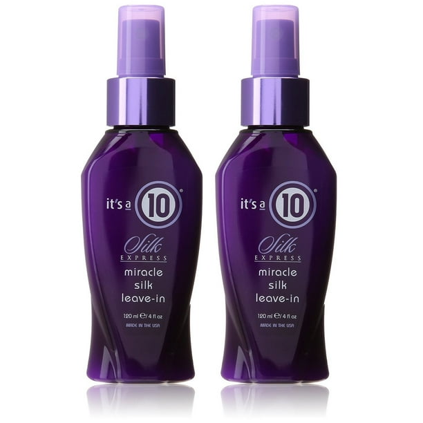 It's a 10 Miracle Silk Express LeaveIn Conditioner, 4 Ounce (Pack of 2