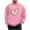 Pink, variant on FAWUUDO Valentines Sweatshirt Men Love Heart Shirt Pullover Valentine's Long Sleeve Tops