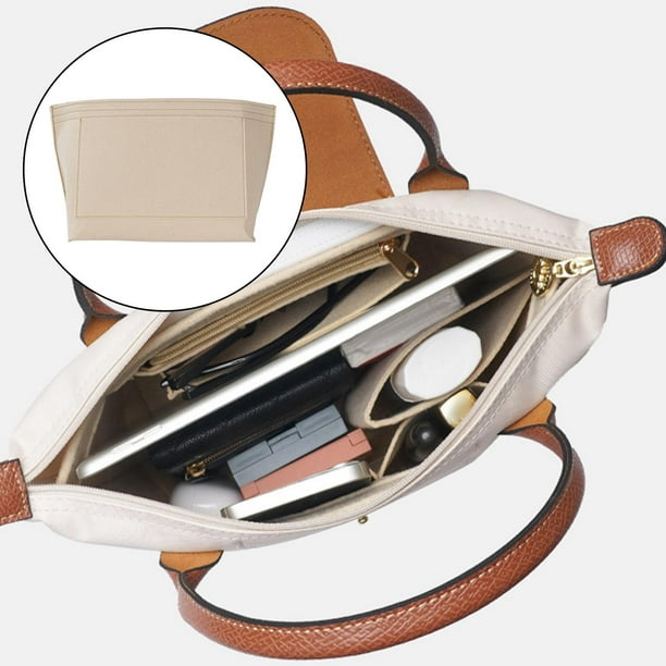 Inserto organizador de bolso bolsa organizadora bolsa de forro contenedor bolsa de fieltro organizador bolsa interior para bolsos de mano 27.5 cm x 15 cm x 20 cm 275 cm x