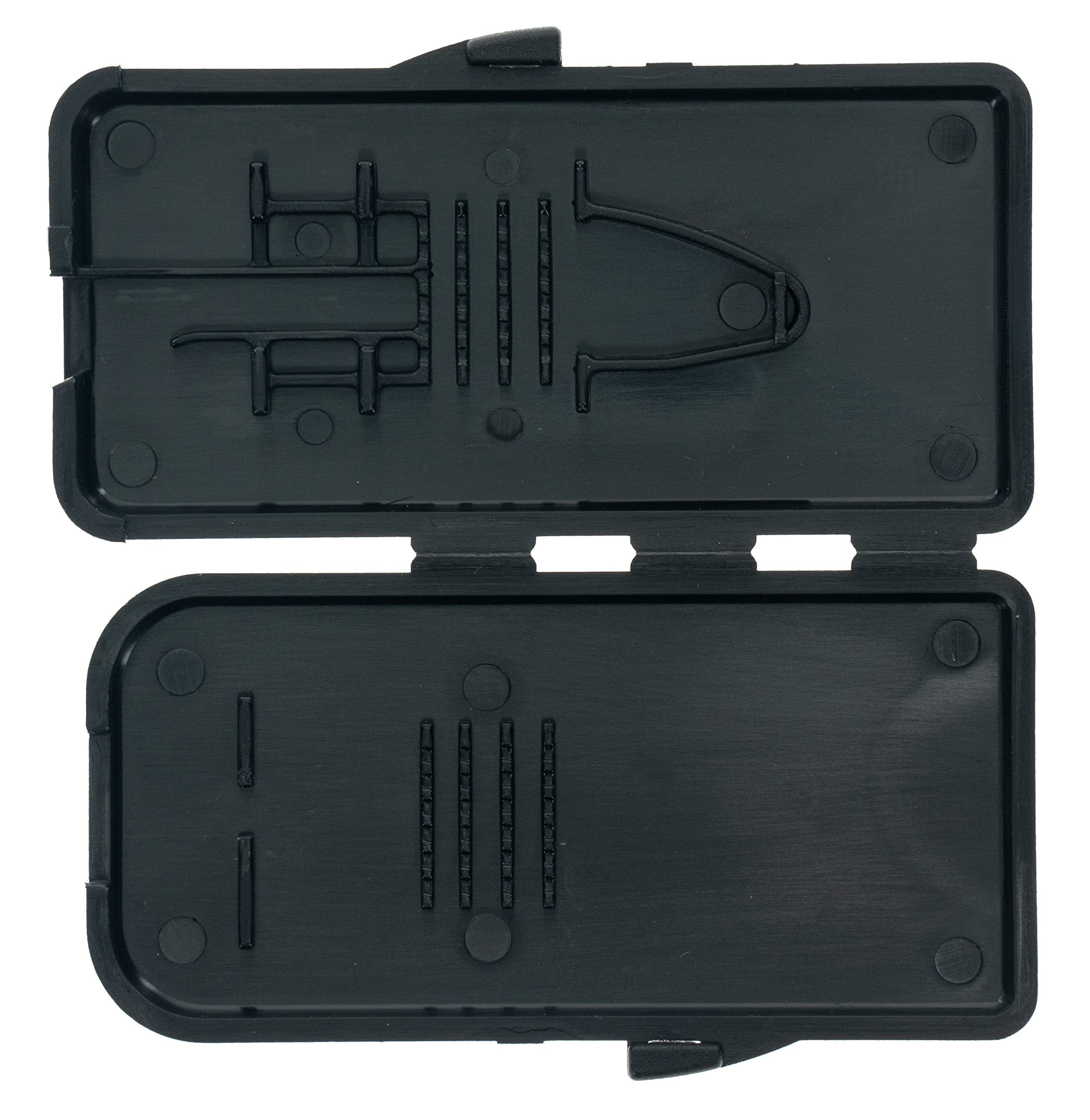 Old Timer Replaceable Blade Kit Pocket Knife 2.75" Drop Point 60A Satin Blade TPE Handle Black