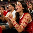 thumbnail image 5 of Disposable Football Match Flag Temporary Tattoos, 5 of 5