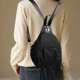 thumbnail image 4 of Bolsa de pecho grande capacidad negra, bolso cruzado, mochila, 4 of 6