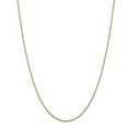 thumbnail image 1 of Real 14kt Yellow Gold 1.1mm Round Snake Chain; 18 inch; Lobster Clasp; for Adults and Teens; for Women and Men, 1 of 5