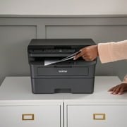 Brother Wireless HL-L2465DW Compact Monochrome Multi-Function Laser Printer with Print, Copy and Scan, Duplex and Mobile Printing