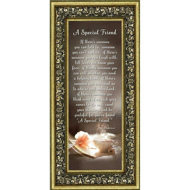 A Special Friend Poem About Friendship Thank You To My Best Friend Picture Frame 6x12 7335 Walmart Com Walmart Com