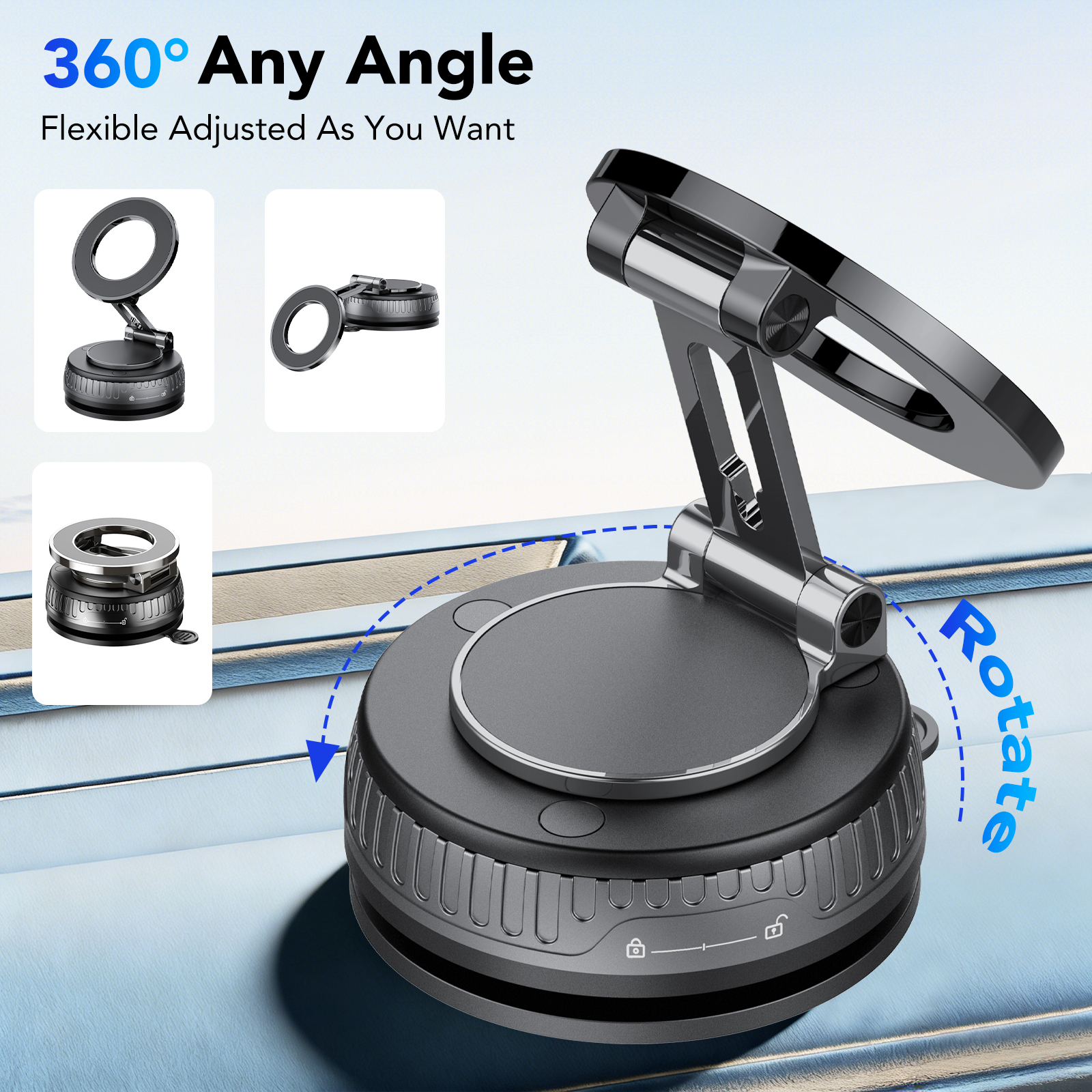 FAMOO Magnetic Car Phone Holder with N60 Magnets photo 8